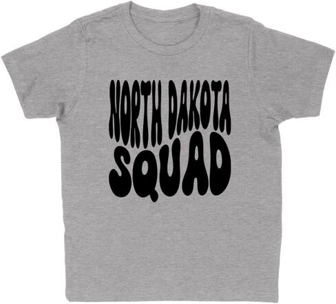 North Dakota Squad Kids T-Shirt Youth in Saudi Arabia
