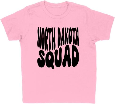 North Dakota Squad Kids T-Shirt Youth in Saudi Arabia