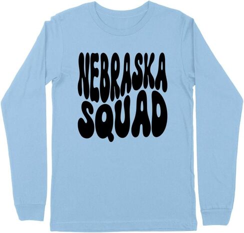 Nebraska Squad Kids Long Sleeve T-Shirt Youth in Saudi Arabia