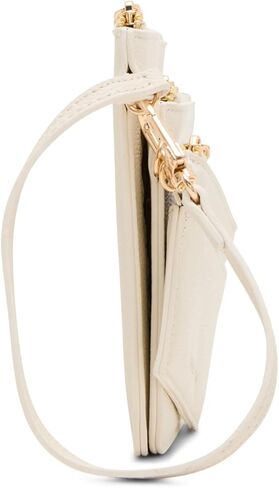 Anne Klein Womens Caning Trio Pouch Set, Natural/White in Saudi Arabia
