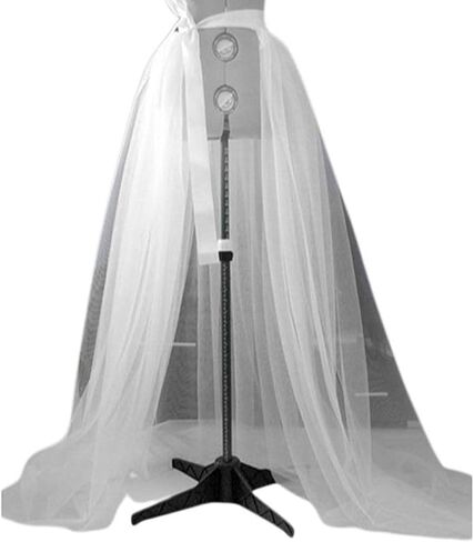Women Tulle Tutu Long Skirts Party Prom Detachable Bandage Mesh Maxi Dress Overskirt Overlay Long Bridal Skirt in Kuwait