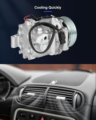 ضاغط ECCPP A/C مع Clutch 2013-2015 لـ Acura ILX 2.0L 2012-2015 لـ Honda Civic 1.8L AC ضاغط in Saudi Arabia