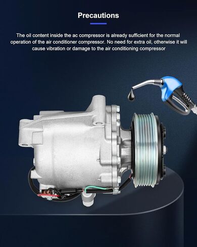 ضاغط ECCPP A/C مع Clutch 2013-2015 لـ Acura ILX 2.0L 2012-2015 لـ Honda Civic 1.8L AC ضاغط in Saudi Arabia