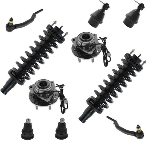 Strut Bearing Tie Rod Steering Suspension Front Assembly Kit Set 10pc Ball Bearingkit Includes Sealed for Saab,for Olds,for Isuzu,for GMC,for Chevy,for Buick in Saudi Arabia
