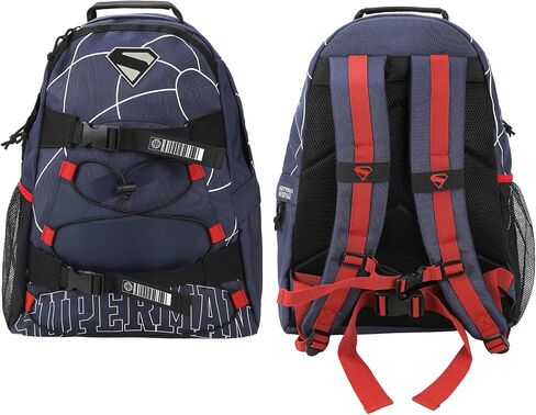 Superman Web Logo 17.5 "Blue Backpack in Kuwait