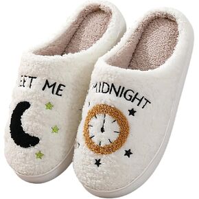 Fluffy cherry and strawberry slippers cozy fuzzy indoor shoes for women and men cute fruit house slippers gift in Kuwait