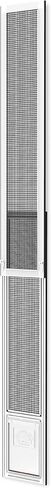 V2 Patio Pet Door Screen Insert Panel for Sliding Doors, Fits Door Track Min Ht 55.12" to Max Ht 84.25",UV Resistant Mesh, Locking Magnetic Dog Door, Easy Install and Removal,Small,Black in Kuwait