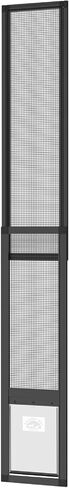 V2 Patio Pet Door Screen Insert Panel for Sliding Doors, Fits Door Track Min Ht 55.12" to Max Ht 84.25",UV Resistant Mesh, Locking Magnetic Dog Door, Easy Install and Removal,Small,Black in Kuwait