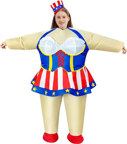 Patriotic 4th of July Uncle Sam Costume American Flag Costume Carnival Parade Halloween Suit in Saudi Arabia