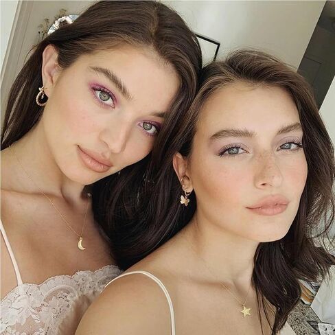 قلادة العيون Hamsa & Evil - قلادة قلادة مزدوجة للنساء 18K الذهب مطلي بالحمس قلادة شريرة قلادة الذهب لذيذ للنساء in Kuwait