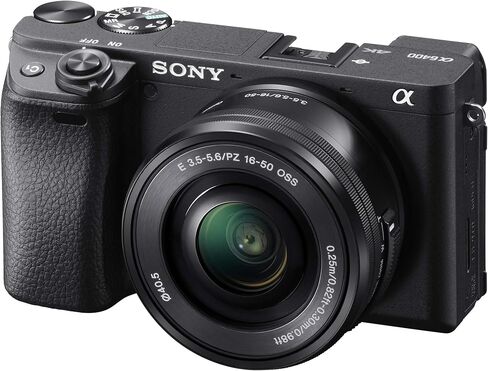 Sony a6400 4K Mirrorless Camera ILCE-6400M/B with 18-135mm F3.5-5.6 and 55-210mm F4.5-6.3 2 Lens Kit and Deco Gear Travel Case Filter Set Extra Battery Remote & Flash Bundle in Kuwait