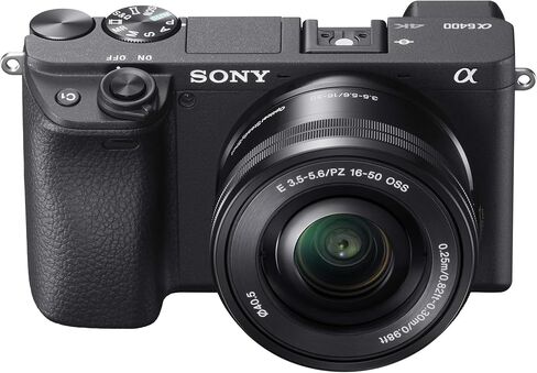 Sony a6400 4K Mirrorless Camera ILCE-6400M/B with 18-135mm F3.5-5.6 and 55-210mm F4.5-6.3 2 Lens Kit and Deco Gear Travel Case Filter Set Extra Battery Remote & Flash Bundle in Saudi Arabia