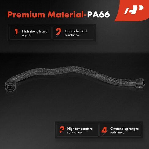 A-Premium Engine Crankcase Breather Hose Compatible with BMW X5 2011-2013, 550i GT xDrive 2010-2012, 650i xDrive 2012, 750i 2009-2012, 750i xDrive, 750Li, X6 in Saudi Arabia