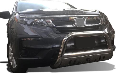 Black Horse Off Road Road Bul Bar Plate Skid Plate Stainless Steel متوافق مع 2014-2020 Acuramdx | 2018-2020 Honda Odyssey | 2017-2022 Honda Passport | 2016-2022 Honda Pilot | 2017-2023 Honda Ridgeline-BB158107-SP-SP-SPL in Saudi Arabia