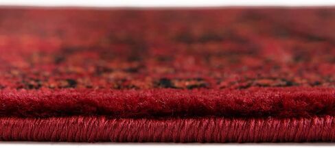 Rugs.com Bokhara Collection Bruc - 10 قدم عداء Red Low Rug مثالية للممرات والمداخل in Saudi Arabia