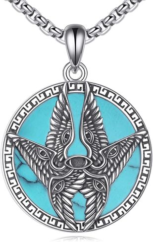 Angel Necklace Sterling Silver Biblically Angels Pendant Saints Jewelry Birthday Gifts for Women Men in Saudi Arabia