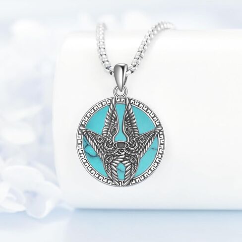 Angel Necklace Sterling Silver Biblically Angels Pendant Saints Jewelry Birthday Gifts for Women Men in Saudi Arabia