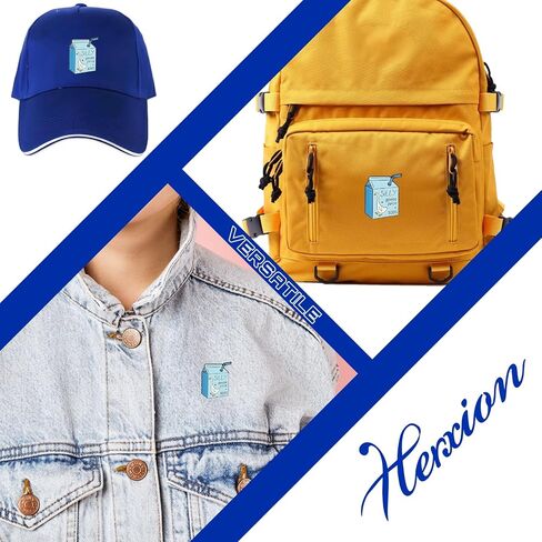 Enamel Pins for Backpacks, Novelty Bedge Backpack Hat Lapel Pin for Men, Women, Girls, Boys & Teens. Pins For Lanyard, Bags, Hats, Caps, Clothing in Saudi Arabia