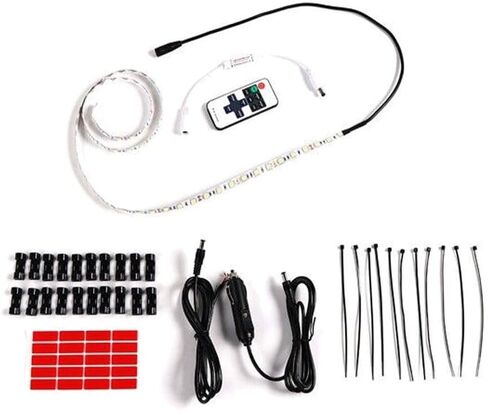 الباب الخلفي الخلفي شريط الضوء الزجاجي GASE LAMP KIT JK L3 لجيب لرينجلر 2007-2023 لـ WRANGLER JK 2018 1SET-ANCULDE in Kuwait