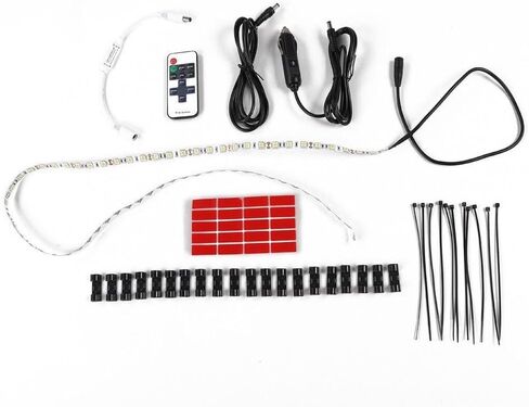 الباب الخلفي الخلفي شريط الضوء الزجاجي GASE LAMP KIT JK L3 لجيب لرينجلر 2007-2023 لـ WRANGLER JK 2018 1SET-ANCULDE in Kuwait