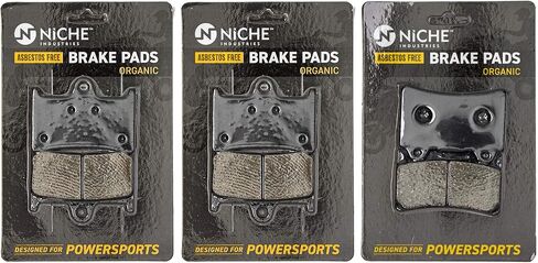 NICHE Brake Pad Set for Yamaha Road Star S Silverado 4KG-25805-00 5VN-25805-00 Front Rear Semi-Metallic in Saudi Arabia