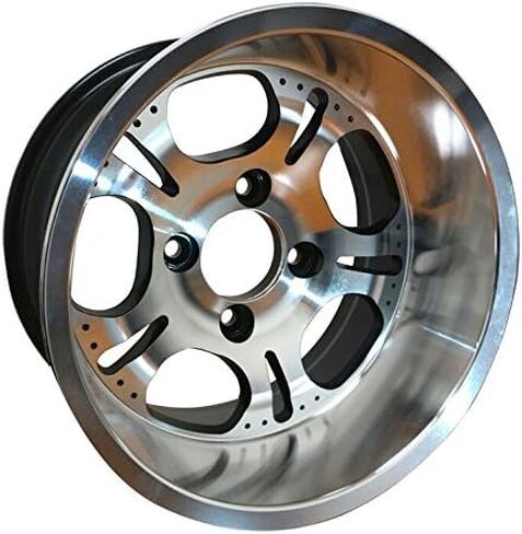 12 "عجلات عربة جولف من الألومنيوم المصنوعة من الألومنيوم و 215/40-12 انخفاض إطارات العربة الجولف النقطة. in Saudi Arabia