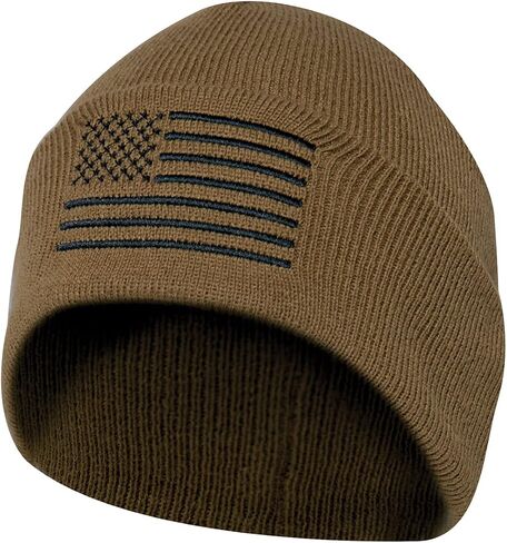 Rothco US Flag Sumproided Fine Knit Watch Cap in Kuwait