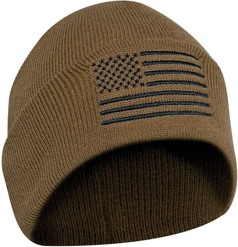 Rothco US Flag Sumproided Fine Knit Watch Cap in Kuwait