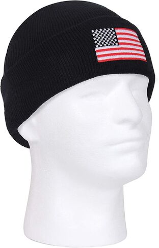 Rothco US Flag Sumproided Fine Knit Watch Cap in Kuwait