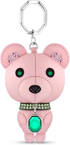 Swarovski Key Ring Icons Bear 5650128 Stainless Steel Pink in Saudi Arabia