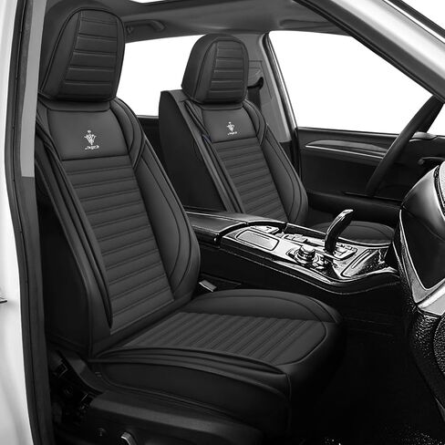 Seat Covers Full Set Custom Fit for Toyota Corolla 2017-2025, Standard Waterproof Car Seat Cover, Breathable and Comfortable Leather Cushion Cover, Auto Interior Accessories (Black Blue) in Saudi Arabia