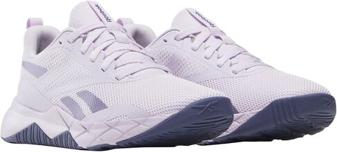 حذاء رياضي نسائي من Reebok NFX Trainer، أسود/أرجواني منتصف الليل/أبيض، 7 in Saudi Arabia