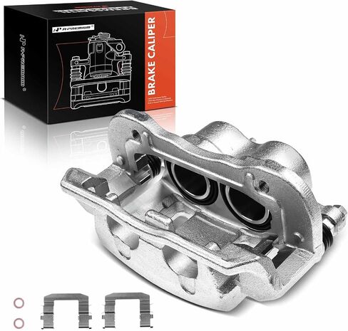 A -Premium Disc -Disc Pariper Assembly مع قوس متوافق مع نماذج KIA المختارة - Sedona 2015 2017 2017 2018 2019 2020 2021 ، V6 3.3L - جانب السائق الأيسر الأمامي in Saudi Arabia