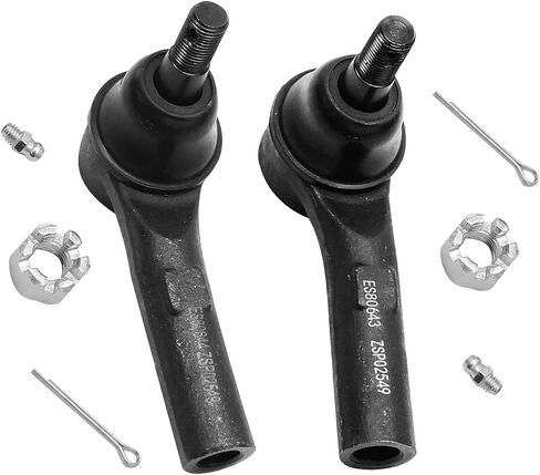 Detroit Axle-2 قضبان التعادل الخارجية الأمامية لعام 2005-2010 Jeep Grand Cherokee ، 2006-2010 Commander ، Outer Tie Rod Ends 2007 2008 2009 استبدال in Saudi Arabia