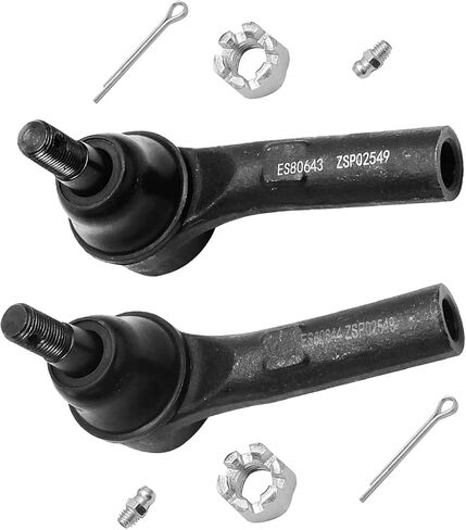 Detroit Axle-2 قضبان التعادل الخارجية الأمامية لعام 2005-2010 Jeep Grand Cherokee ، 2006-2010 Commander ، Outer Tie Rod Ends 2007 2008 2009 استبدال in Saudi Arabia