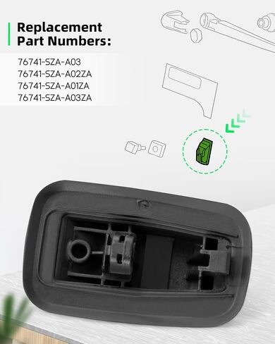 76741-SZA-A03 Wiper Arm Lifter Fit for Honda Pilot 2009-2015 3.5L V6 Engine, Rear Tailgate Windshield Wiper Arm Lifter Assembly in Saudi Arabia