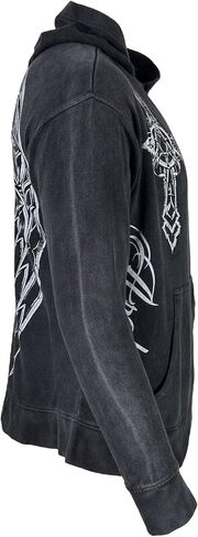 Xtreme Couture بواسطة Affliction Usisex كبير الحجم المربع الحارس Hoodie Stone Ranger in Saudi Arabia