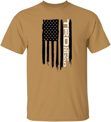 Tacoma Tundra Off Road American Flag USA T-Shirt in Kuwait