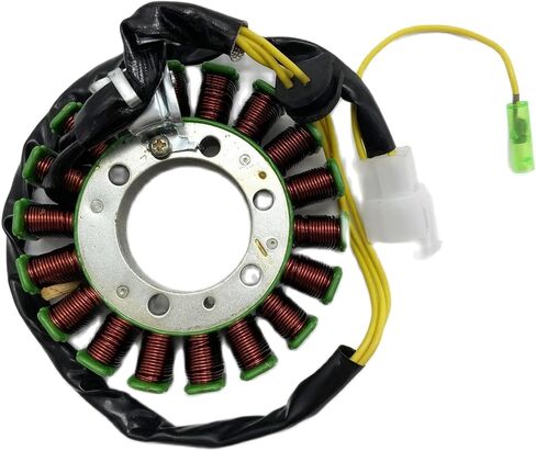 18 أعمدة لفائف Magneto Stator لـ Gy6 250cc Engine CF250 CF Moto Scooter 3-Pin Female Slabe in Saudi Arabia