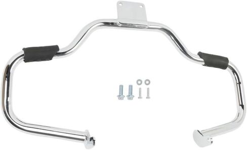 Mustache Engine Guard Crash Bar for Yamaha for V Star 650 1998-2011 V-Star 400 650 -(Chrome) -(Iron) in Saudi Arabia