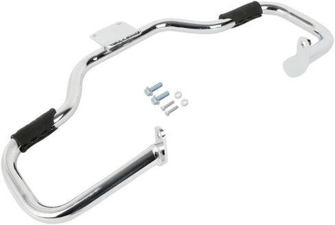 Mustache Engine Guard Crash Bar for Yamaha for V Star 650 1998-2011 V-Star 400 650 -(Chrome) -(Iron) in Saudi Arabia