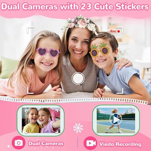 Lapare Kids Phone for Boys, Touchscreen Toy Phone with Dual Camera, Music & Games, Pretend Learning Toy Phone for Toddler with 32GB SD Card in Kuwait