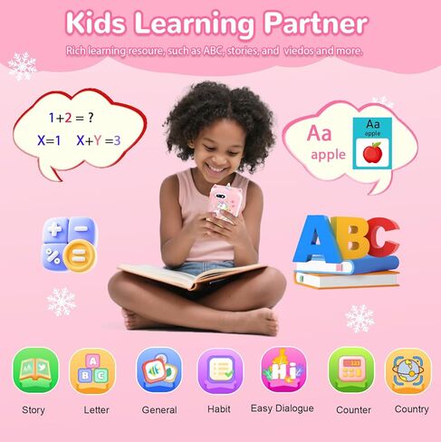 Lapare Kids Phone for Boys, Touchscreen Toy Phone with Dual Camera, Music & Games, Pretend Learning Toy Phone for Toddler with 32GB SD Card in Kuwait