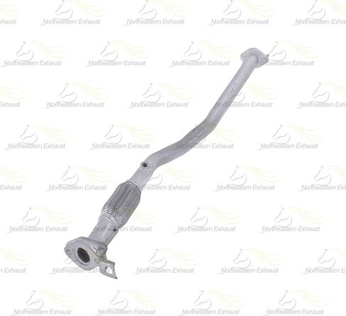 العادم الشمالي الشرقي | أنبوب عادم من الفولاذ المقاوم للصدأ متوافق مع Hyundai Accent 2001-2005 1.6L | 2000-2002 1.5L | وشملت حشيات حرة | جزء استبدال السيارات in Saudi Arabia
