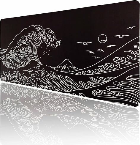 Cherry Blossom Scenery Large Gaming Desk Pad,XXL Anime Gaming Mouse Pad Keyboard Mat,Mouse Mat Gaming 31.5 x 15.75 in, Large Desk Mat,Waterproof&Non-Slip Desk Mat, Big Desk Pad for Gaming,Office,Home in Kuwait