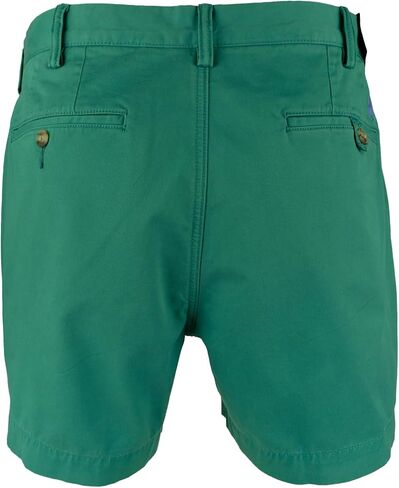 Polo Ralph Lauren Men's Classic Fit Stretch 6 "Flat Front Chino Shorts Green 36 in Saudi Arabia