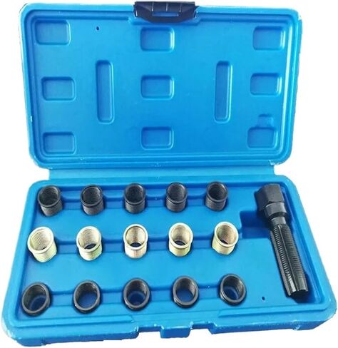 16pcs/set Spark pl-ug tap repair set rethreading set kit m14 x 1.25 in Saudi Arabia