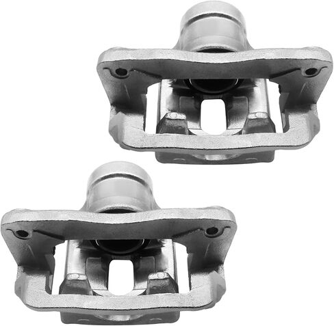 Rear Brake Caliper with Bracket Compatible with 2009-2012 Hyundai Elantra [Note: Hatchback (2009-2012)] | Rear Brake Calipers for 19-B3477A & 19-B3476A, Set of 2 Brake Calipers in Saudi Arabia