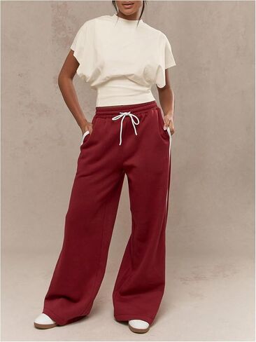 SHENHE Women's Cap Sleeve Dolman T Shirt Crew Neck Cinched Waist Loose Summer Crop Top in Saudi Arabia