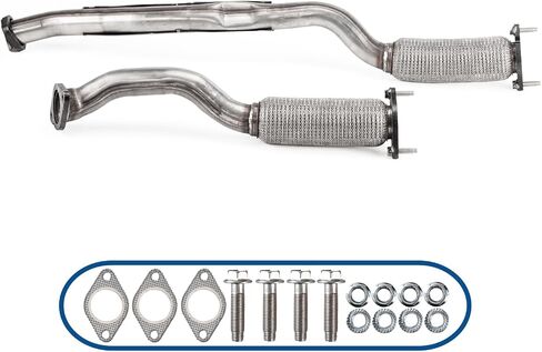 العادم كاتم الصوت Flex Pipe من الفولاذ المقاوم للصدأ متوافق مع 2013-2019 Ford Explorer 3.5L (مع Turbo) ، أداة اعتراض الشرطة 3.5L ، 2010-2019 FORD FLEX 3.5 ، LINCOLN MKT3.5 ؛ (مع Turbo) in Kuwait